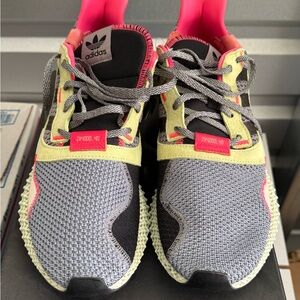 Adidas Kids Shoes - Black, Gray, and Pink